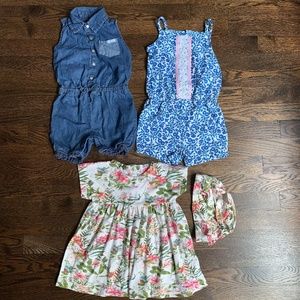 Girls 3 piece summer bundle Sz 18 months